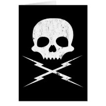 Stuntman Mike Death Proof Skull Crossbolts Card