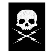 Stuntman Mike Death Proof Skull Crossbolts Post Cards