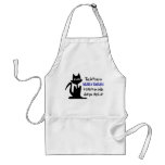 Stupid Cat - Funny Employee Design aprons