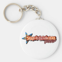 Stupid celebrities Gossip Key Chain