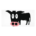 stupid cow icon photo cards