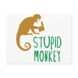 Stupid Monkey postcards
