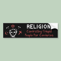 Stupid People Control bumper stickers