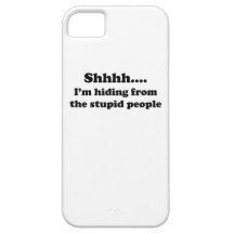 Stupid People iPhone 5 Cases