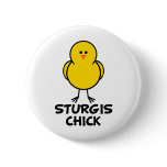 Sturgis South Dakota Chick buttons