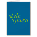 style queen greeting card