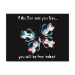 Stylised butterfly 2 postcard