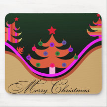 Stylised Christmas Tree Mousemat