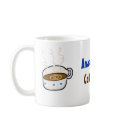 Stylised Cup Of Coffee Personalised Mug