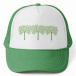 Stylised Green Tree hats