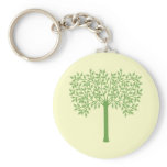 Stylised Green Tree keychains