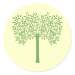 Stylised Green Tree stickers