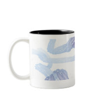 Stylised nerve fibres coffee mugs