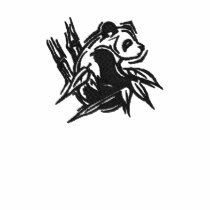 Stylised Panda Embroidered Polo
