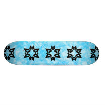 Stylised Star Skateboard Deck