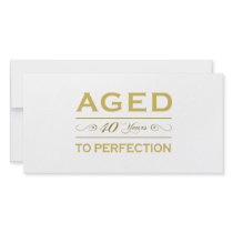 Stylish 40th Birthday Gifts Photo Card