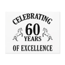 Stylish 60th Birthday Gift Ideas Post Cards