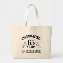 Stylish 65th Birthday Gift Ideas Bag