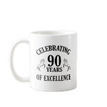 Stylish 90th Birthday Gift Ideas Coffee Mugs