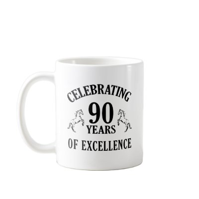 Stylish 90th Birthday Gift Ideas Coffee Mugs