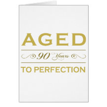 Stylish 90th Birthday Gifts Card