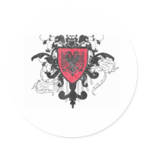 Stylish Albania Sticker