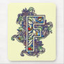 STYLISH  AND COLORFUL MONOGRAM F MOUSE PADS