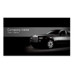 Stylish automotive business card