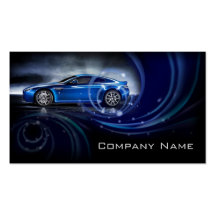 Stylish automotive business card