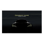 Stylish automotive business card