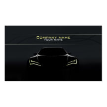 Stylish automotive business card