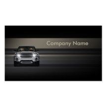 Stylish automotive business card