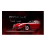 Stylish automotive business card
