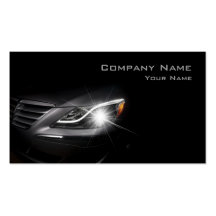 Stylish automotive business card