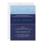 STYLISH BAPTISM INVITES :: elegant 5P invitations
