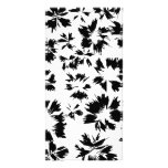 Stylish Black and White Floral Pattern. Photo Card