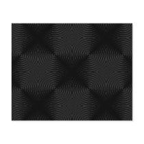 Stylish, black circles design. Custom Full Color Flyer
