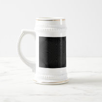 Stylish, black circles design. Custom Coffee Mug