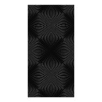 Stylish, black circles design. Custom Photo Greeting Card