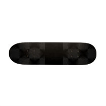 Stylish, black circles design. Custom Skate Decks