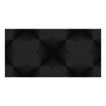 Stylish, black circles design. photo cards