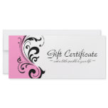 STYLISH & BOLD GIFT CERTIFICATE rack cards