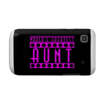 Stylish Chic Gifts for Aunts World's Greatest Aunt Samsung Galaxy Covers