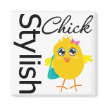 Stylish Chick 2 magnets