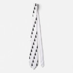 Stylish Christmas Tree. Black and White. Custom ties