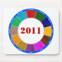 Stylish Circular 2011 Calendar