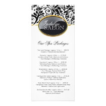 Stylish Customisable Salon Rack Card