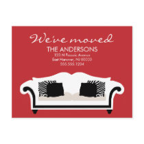 Stylish Decor Moving Announcements Post Cards