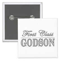 Stylish Elegant Godsons : First Class Godson Pin
