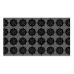 Stylish elegant pattern. Black and Grey. Business Card Template
